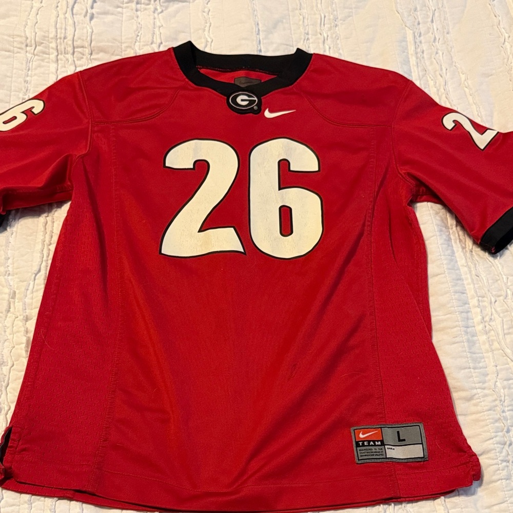 UGA large Nike Red Jersey with Number 26
